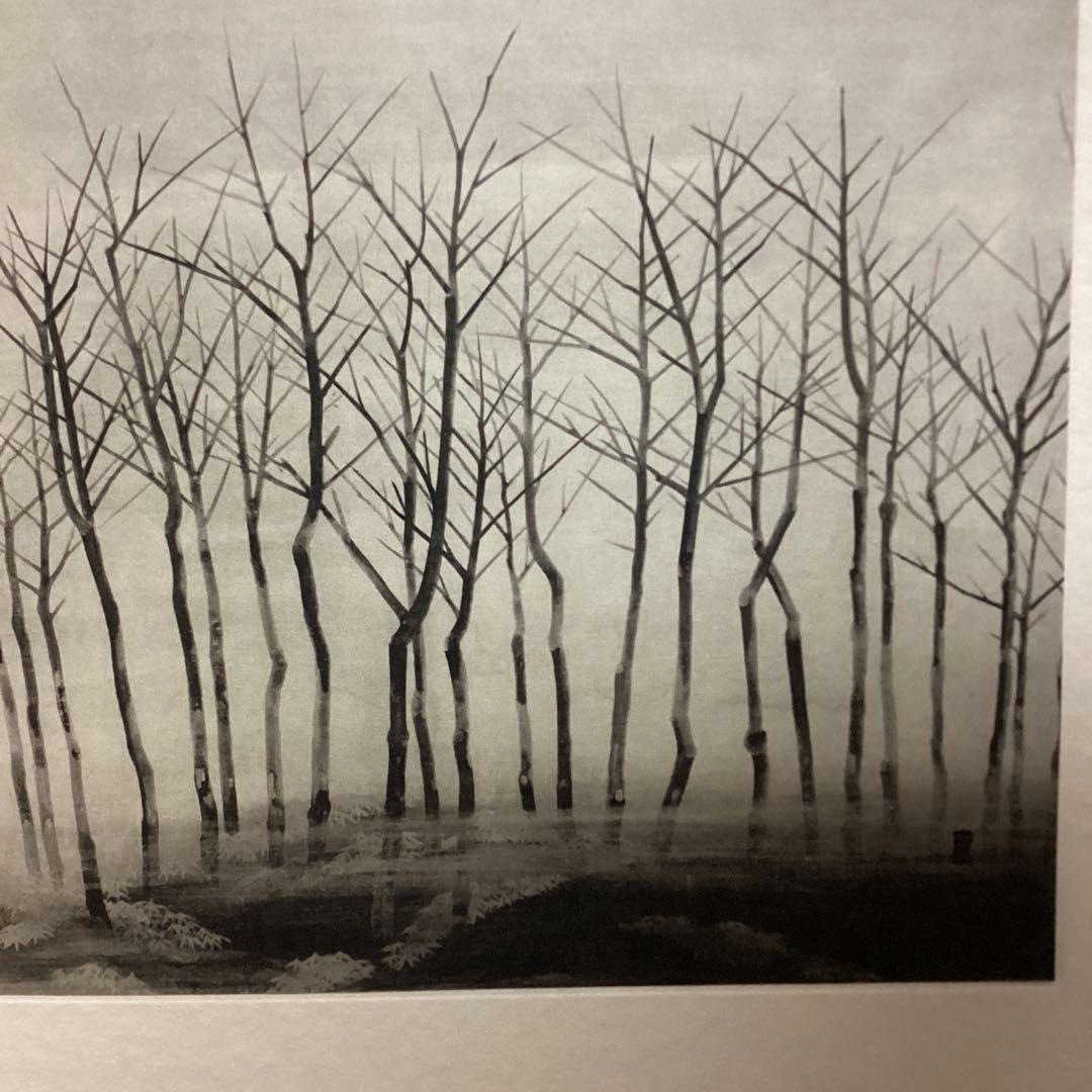 天才画家　速水御舟　作品集大作編　便利堂監修　画集NO 34 【寒　林】