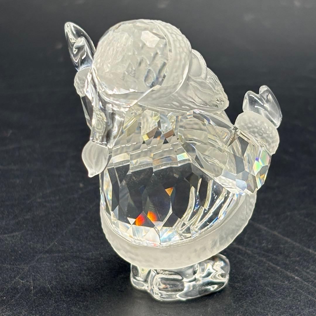 スワロフスキー　置物　　オブジェ　クリスマス　サンタクロース　no.175