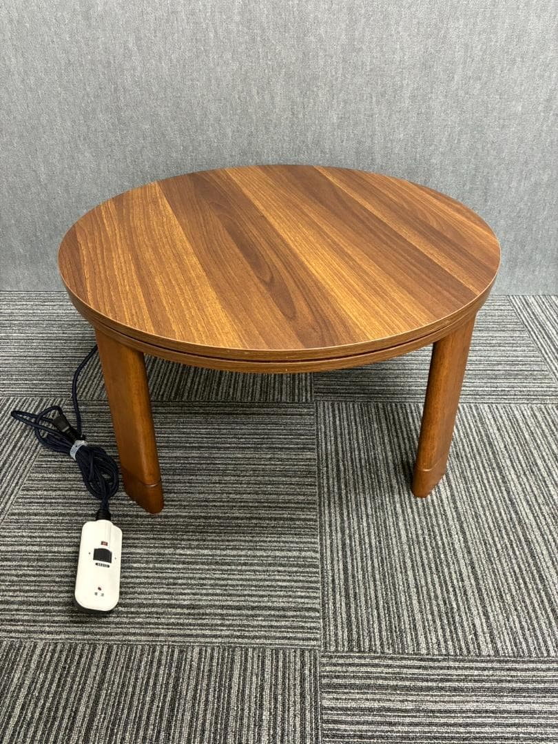 【送料込】折れ脚丸こたつ　テーブル直径70cm　TBL500320