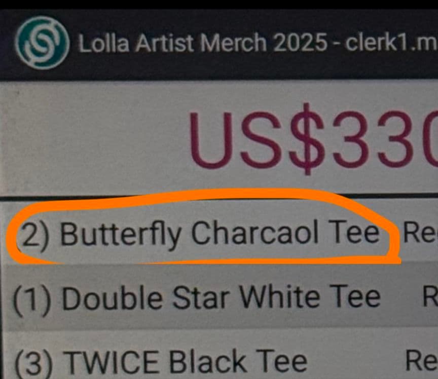 TWICE Lollapalooza 2025 グレーTシャツ X L 新品