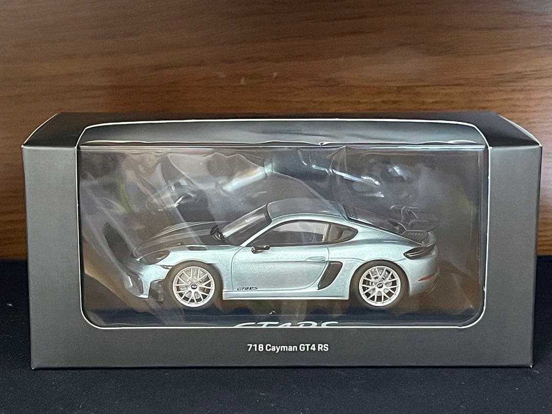 1/43 特注 ミニチャンプス ポルシェ 718 ケイマン GT4 RS ブルー