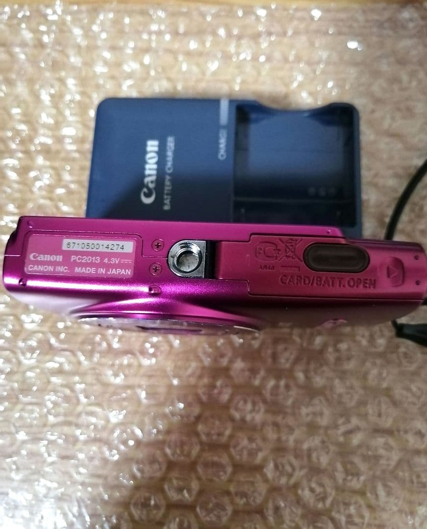 CanonIXY620F デジタルカメラ　バッテリーチャージャー　ピンク