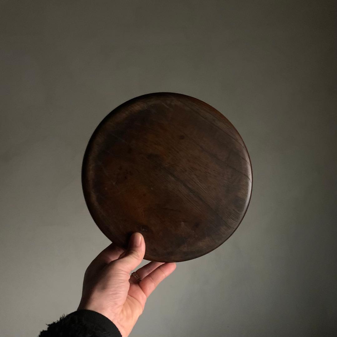 古い 小ぶり くりぬき盆 No.1 古道具 アンティーク