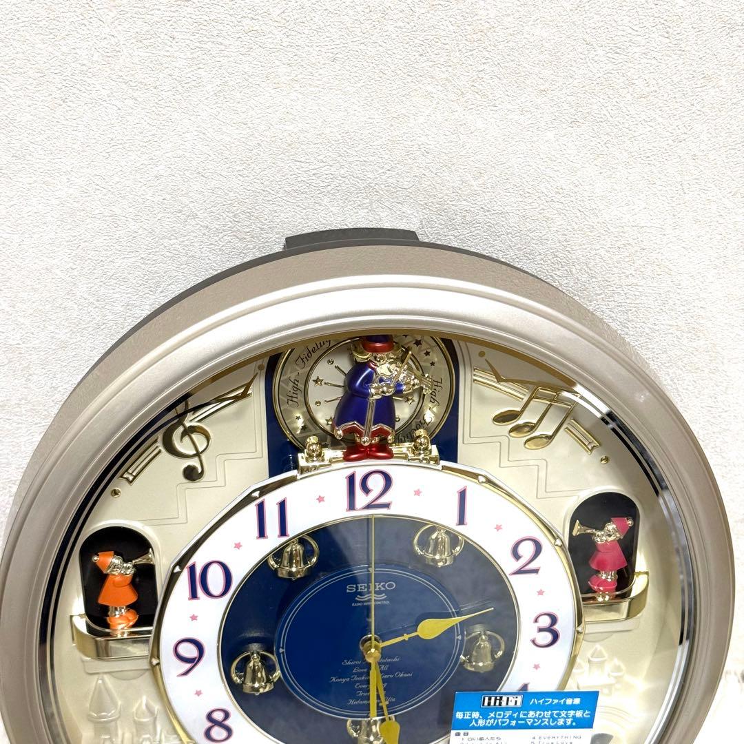 SEIKO からくり時計 ウェーブシンフォニー 電波時計 RE555S 音楽