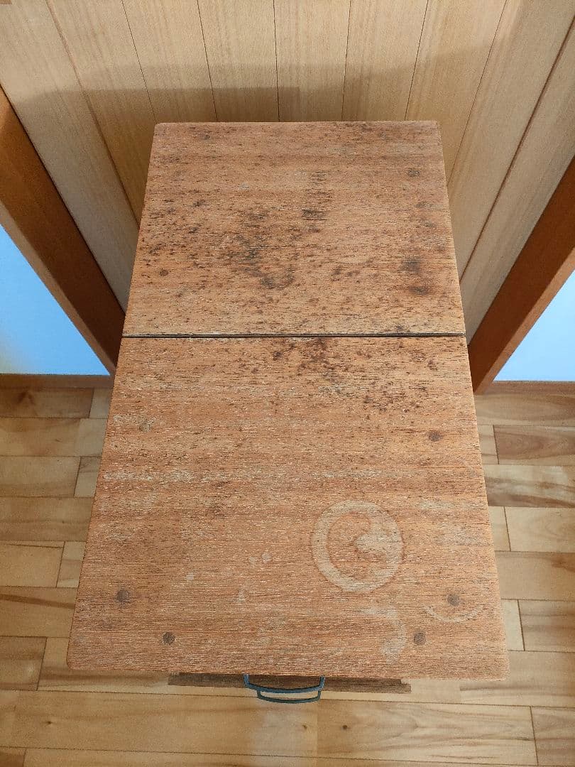 アンティーク サイドチェスト 袖机 書類棚 昭和レトロ