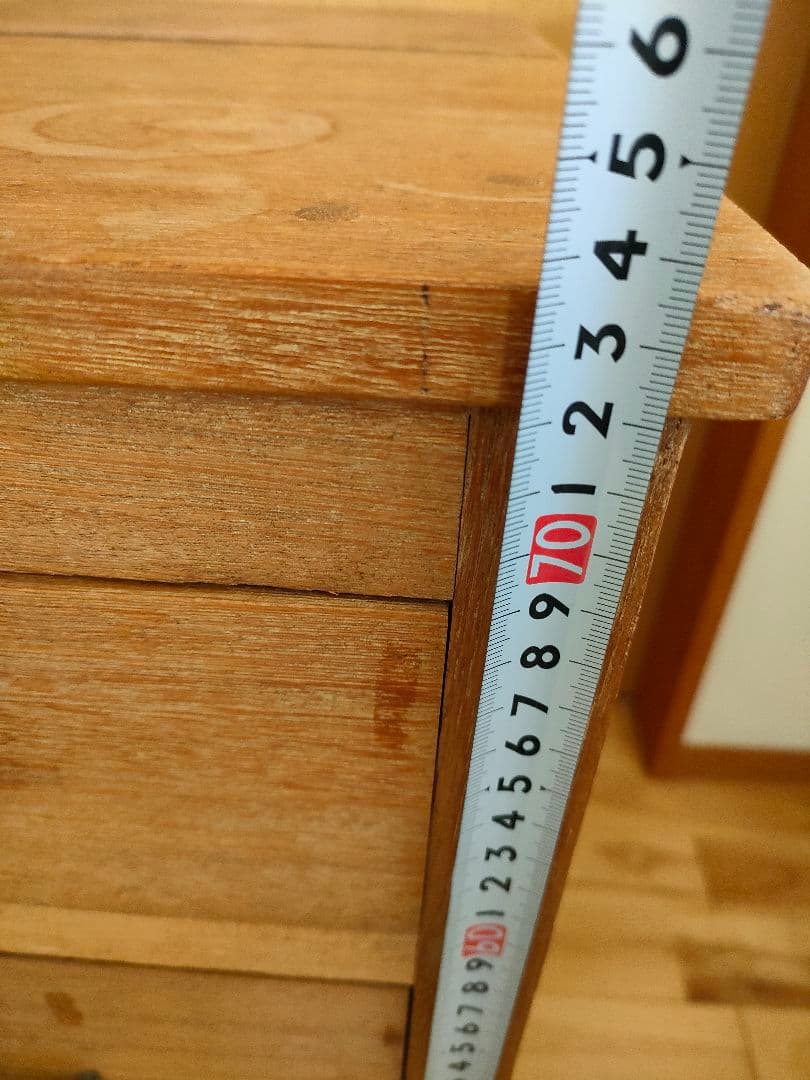 アンティーク サイドチェスト 袖机 書類棚 昭和レトロ