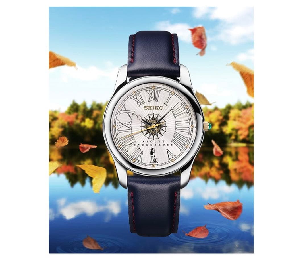 【新品未使用品】ヴァイオレットエヴァーガーデン 腕時計 革バンド