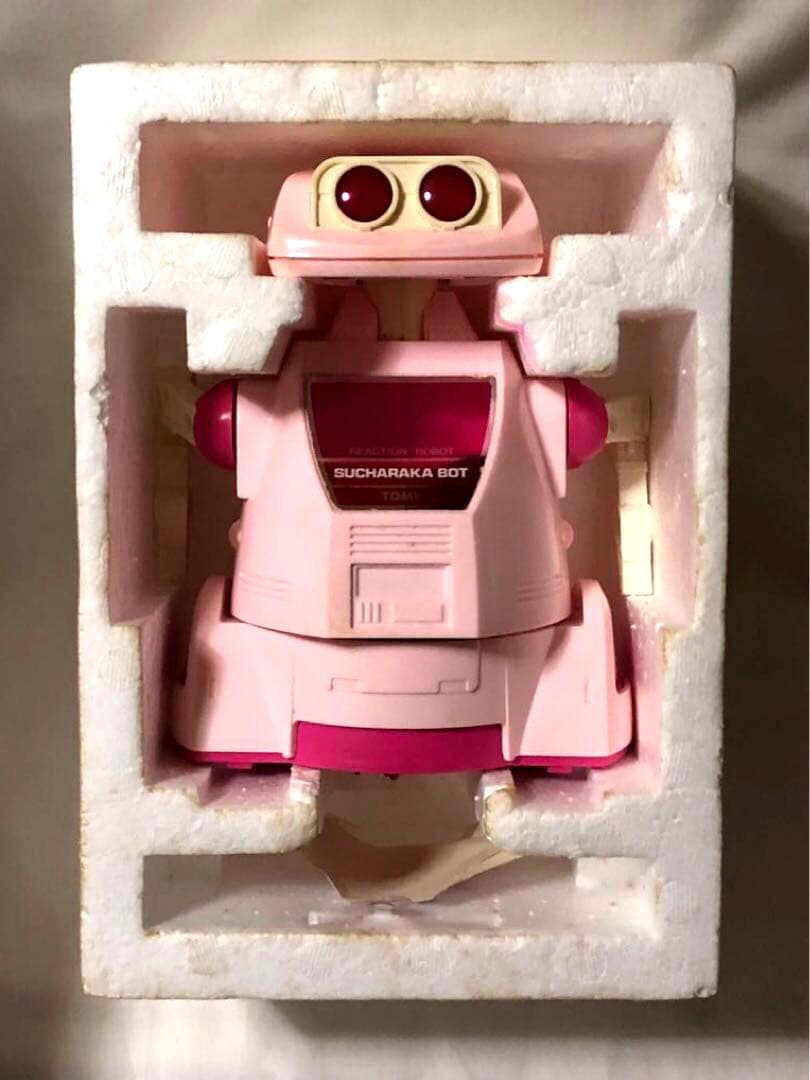 昭和レトロ　トミー　スチャラカボット　リアクションロボット　ピンク　希少