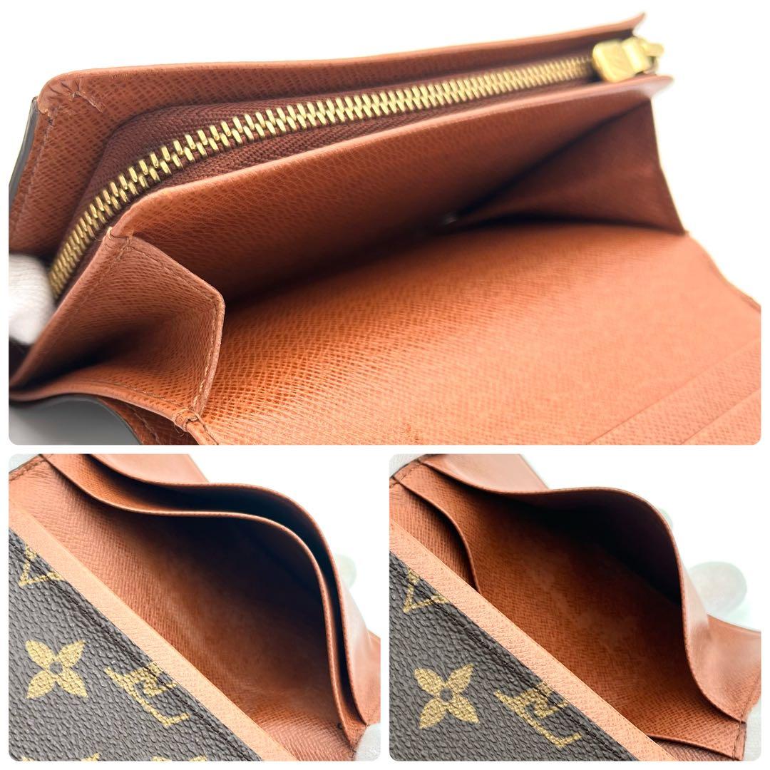 極美品 ルイヴィトン モノグラム ポルトモネ ビエ トレゾール