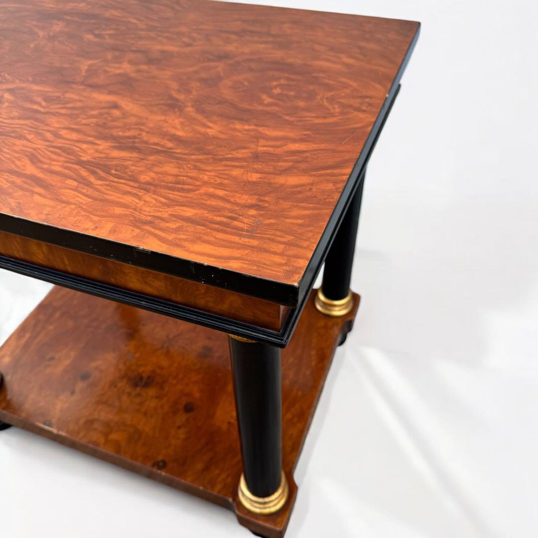 アンティーク調　テーブル　サイドテーブル　陳列棚　飾り棚　ビーダーマイヤー様式