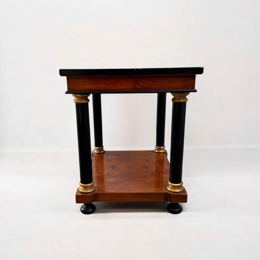 アンティーク調　テーブル　サイドテーブル　陳列棚　飾り棚　ビーダーマイヤー様式