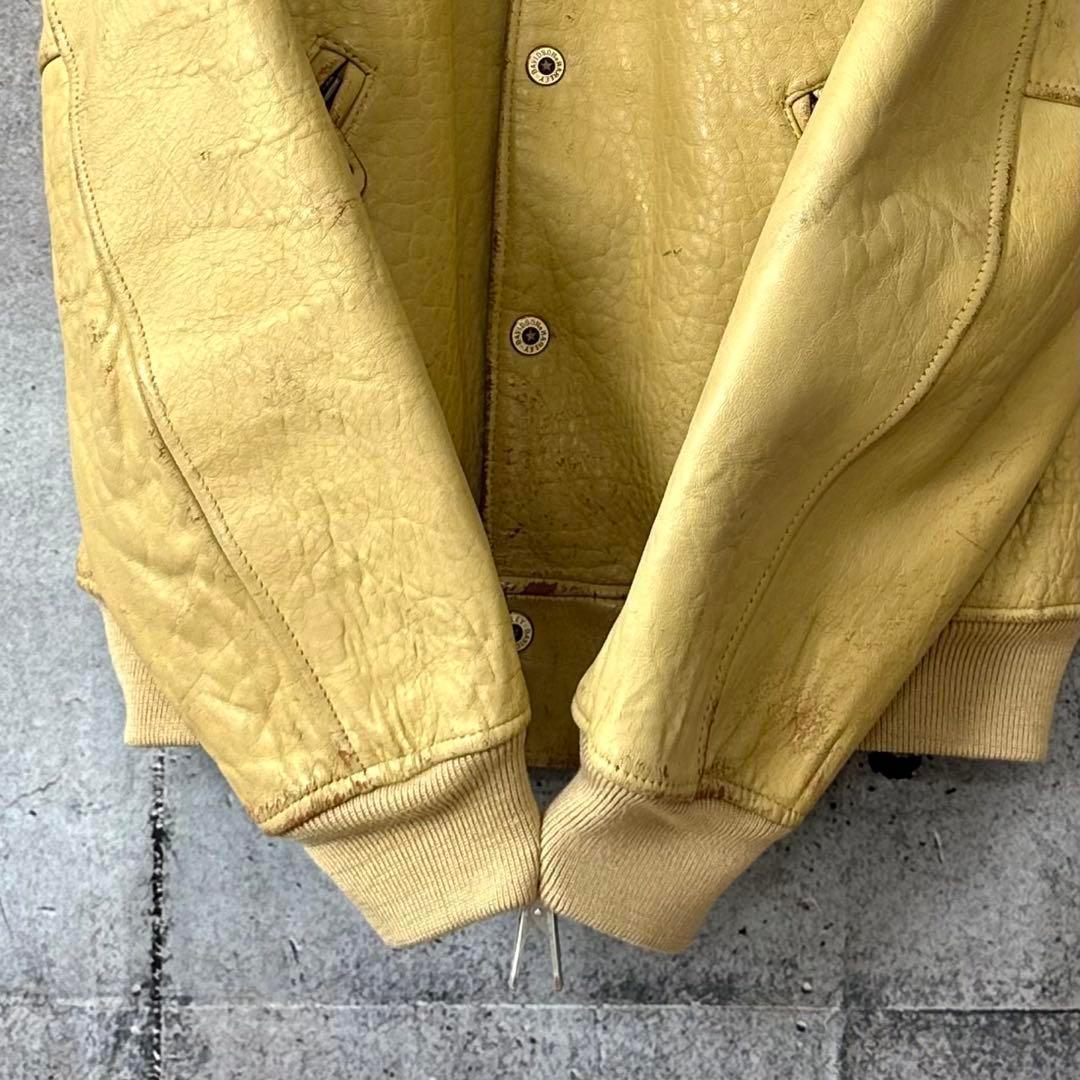 ⭐️90s⭐️ HARLEY DAVIDSON シングルライダースジャケット　羊