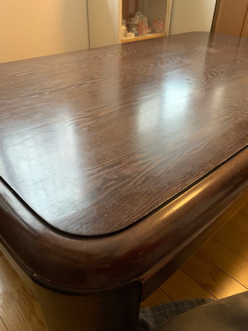 ダークブラウン 長方形 こたつ 150×90×35（送料込）