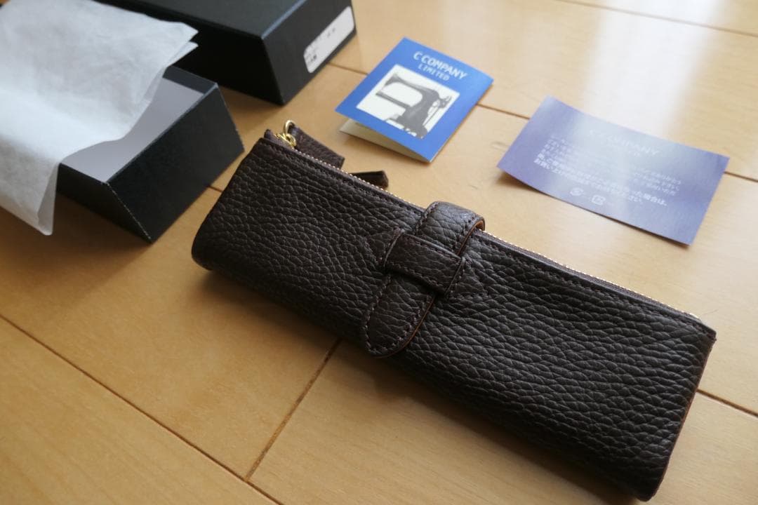 ルポ REPOS ペンケース 復刻版 ダークブラウン Cカンパニー