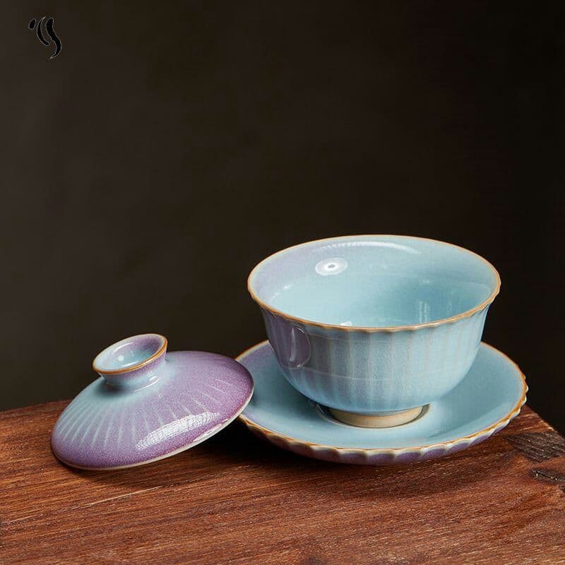 鈞窯鈞磁蓋碗単一陶磁器敬茶椀I