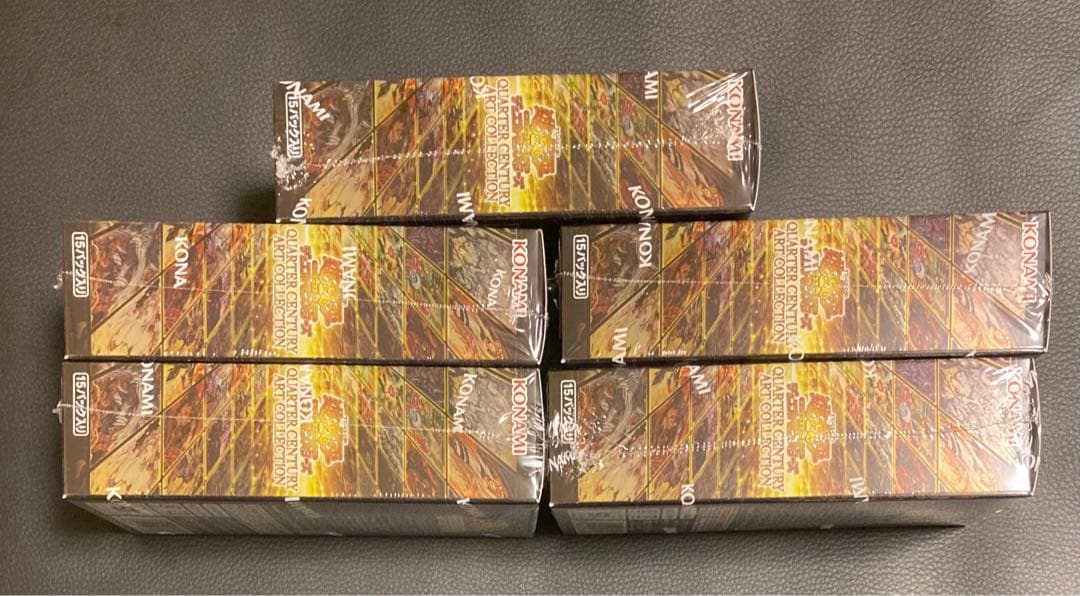 遊戯王OCG クォーターセンチュリーアートコレクション 5box シュリンク付き