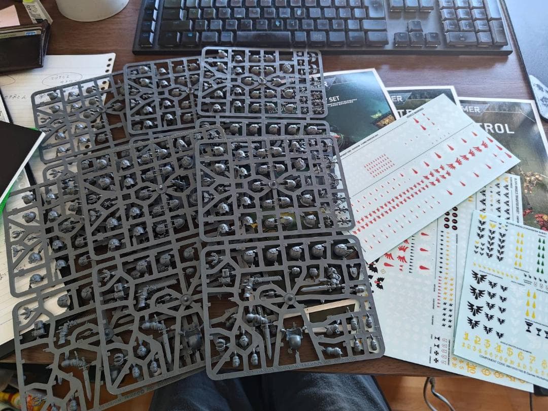 ウォーハンマー ブラッドエンジェル　アップグレード ×8 デカール3枚 +オマケ