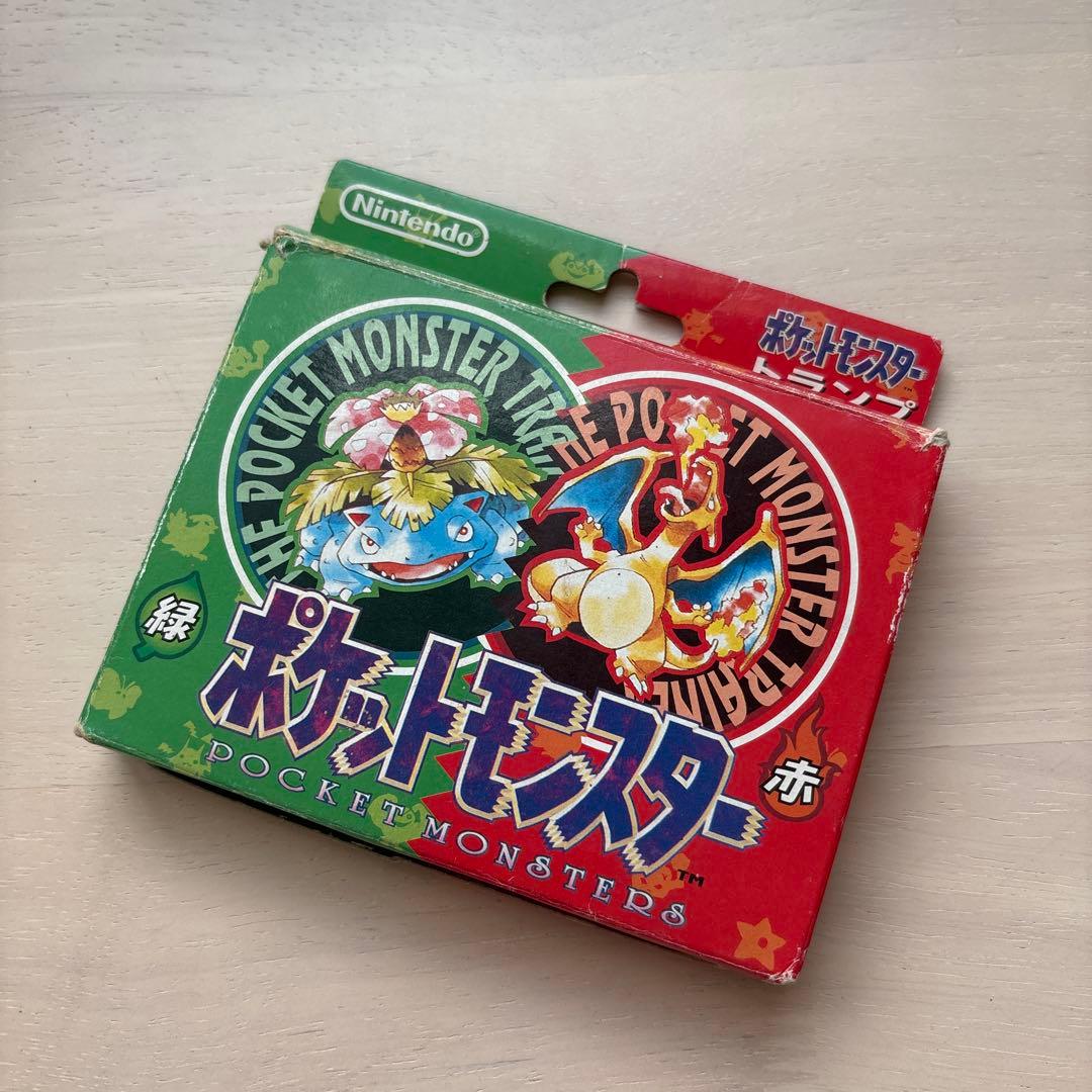 ポケモン トランプ 赤 緑　初期 ポケットモンスター