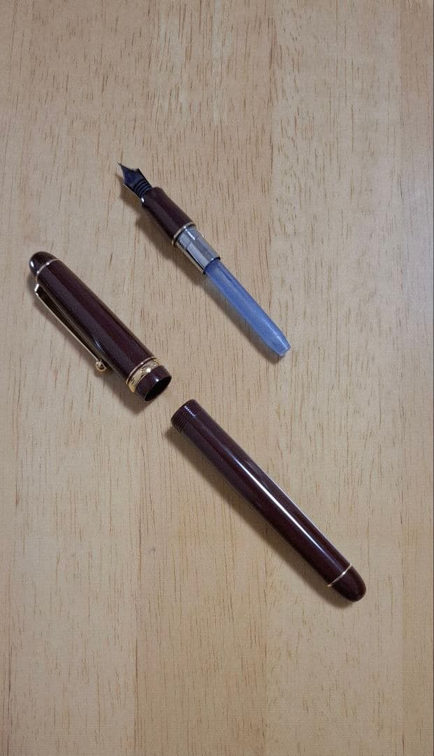 パイロット万年筆 FKK-1000R ペン先14K ディープレッド　ペンケース付