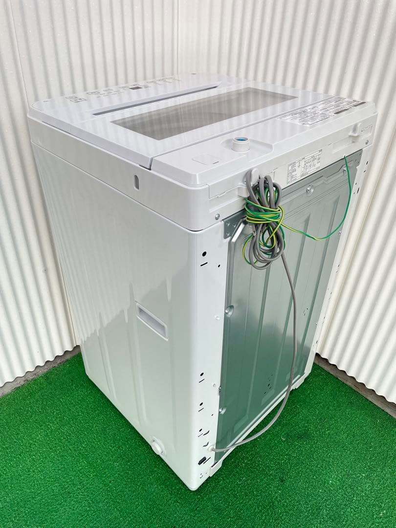 943 ニトリ おしゃれホワイトガラストップ 6kg洗濯機 高年式 取説付き