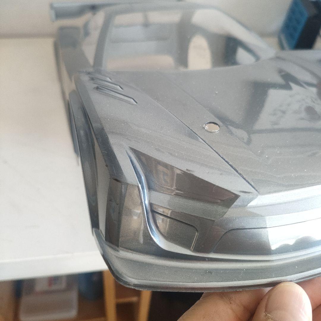 タミヤTA07シャーシ、モーター、ライキリボディ付き