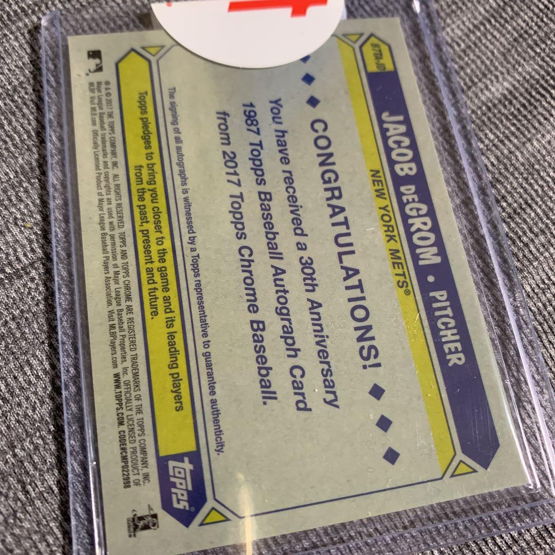 Jacob degrom orange Auto 25枚限定 SSP