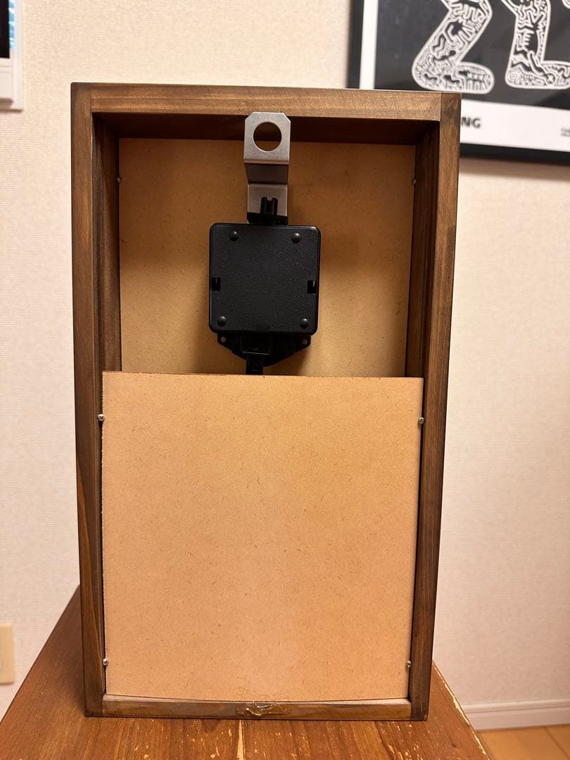 CHAMBRE北欧風ウッドフレーム振り子時計