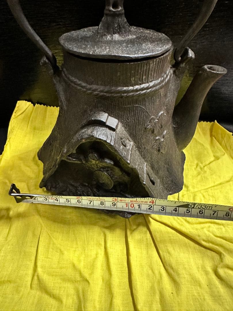 鉄瓶　鉄ピン　古美術　金属工芸