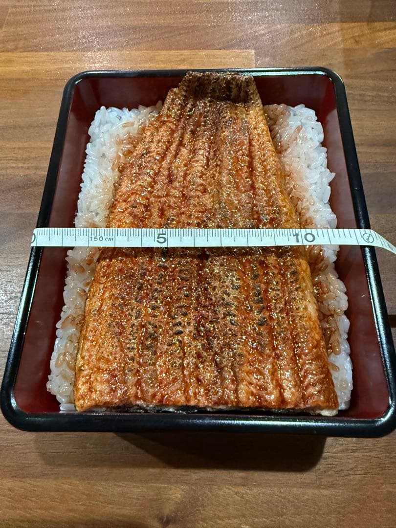［新品］うなぎ 鰻重 食品サンプル　15cm×12cm