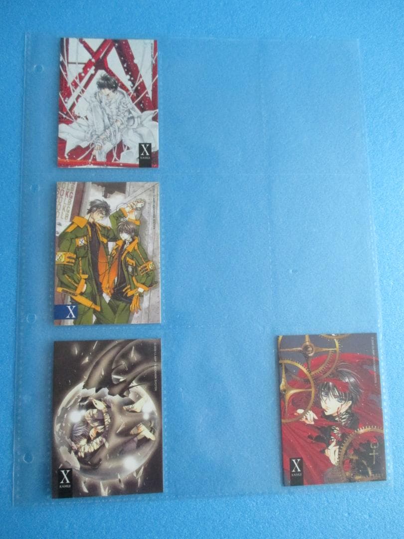 年代物◎CLAMP X　トレカセット　ファイル付◎クランプエックスカード