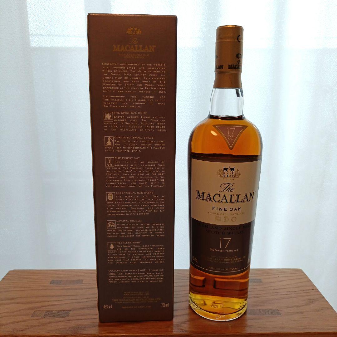 マッカラン　ファインオーク　17年　未開封
