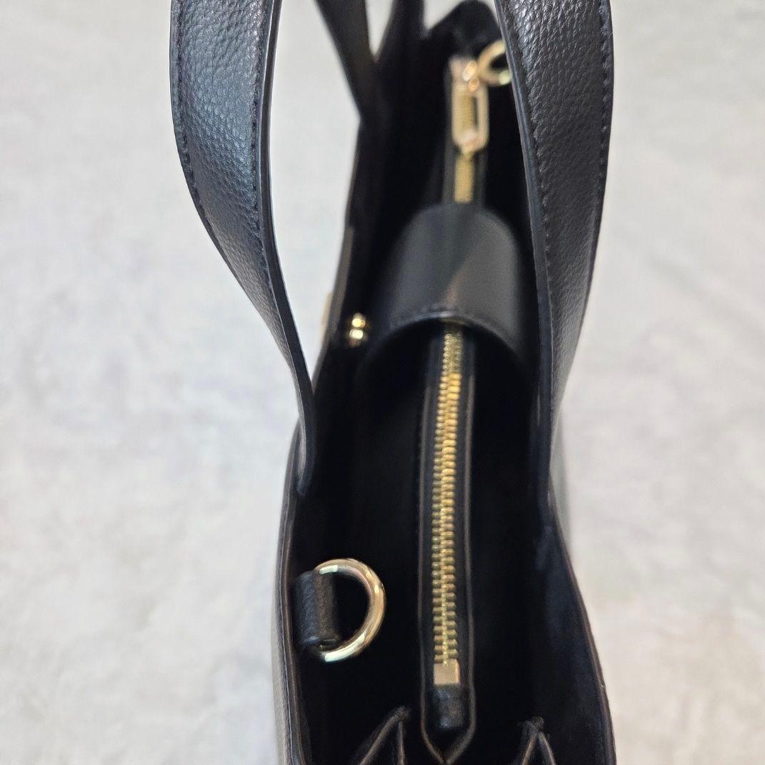  モノグラム2WAYサッチェルバッグ ブラック OS