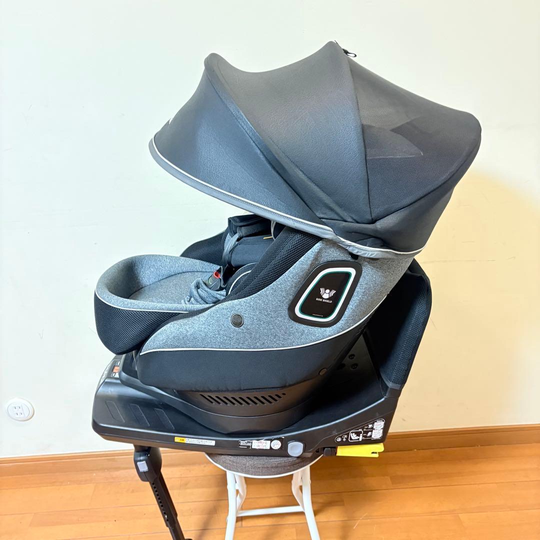 【匿名配送】Aprica クルリラ プラス 360° セーフティAB ブラック