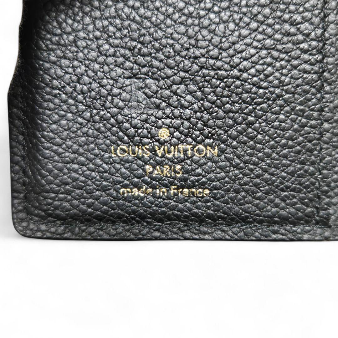 極美品✨ヴィトン 二つ折り財布 アンプラント ポルトフォイユ クレア ノワール