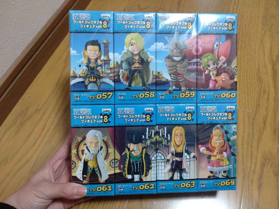 ワンピース　ワーコレ　フィギュア　vol.8.10.12.15.17.18