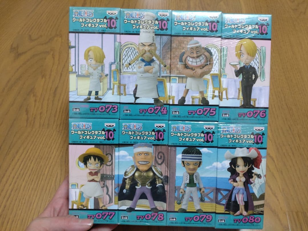 ワンピース　ワーコレ　フィギュア　vol.8.10.12.15.17.18