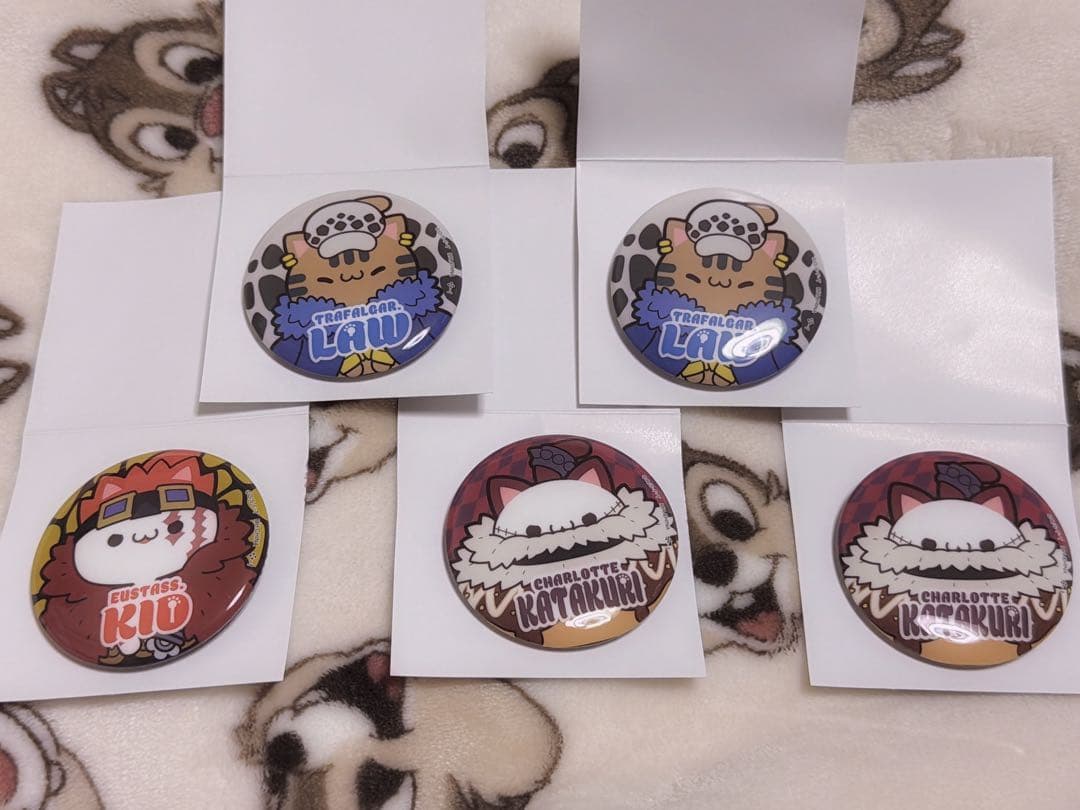 缶バッジ ワンピース ニャンピースニャーン! 缶バッジコレクション 21点