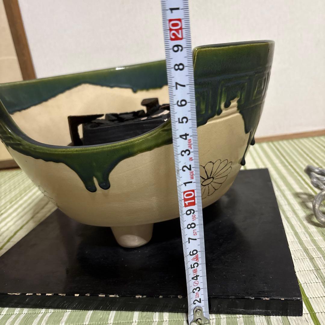 野々田商店　風炉型電熱器　茶道具 茶釜 湯沸かし 茶器 ヒーター 電気炭　骨董