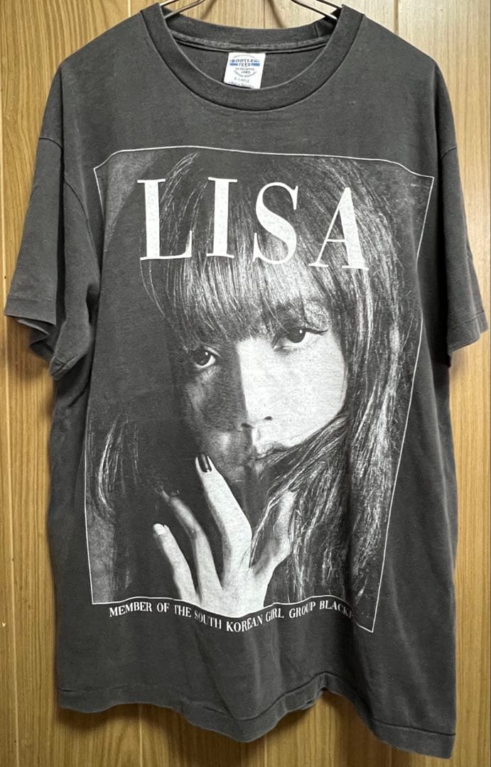 廃盤ブートBLACKPINK LISA Tシャツ XL anytee dead