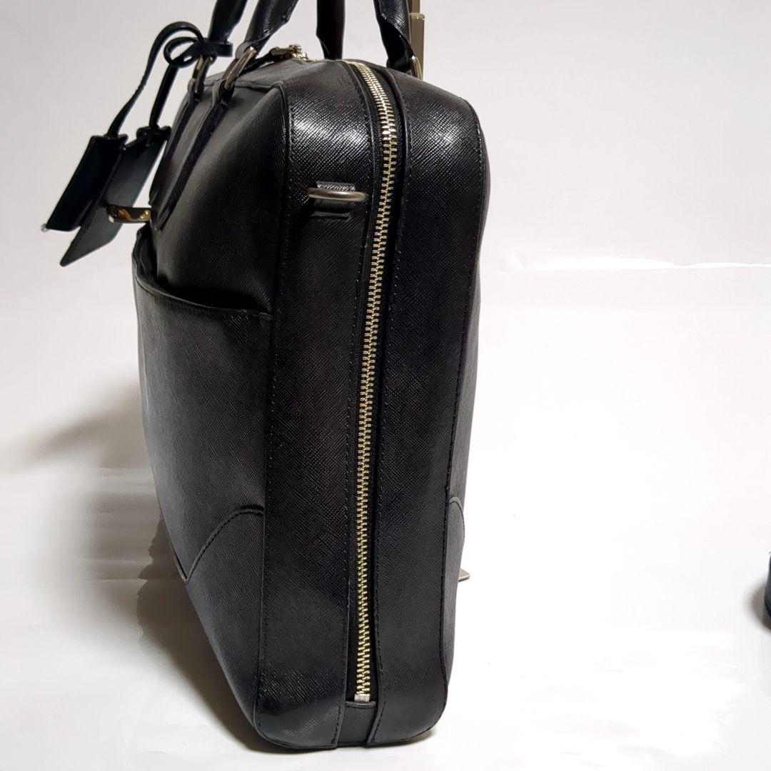 ✨ペッレモルビダ✨ビジネスバッグ キャピターノ レザー ブラック 2way ロゴ