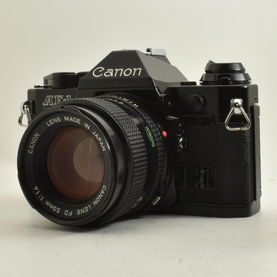 整備済 完動 Canon AE-1 Program Black NFD F1.4