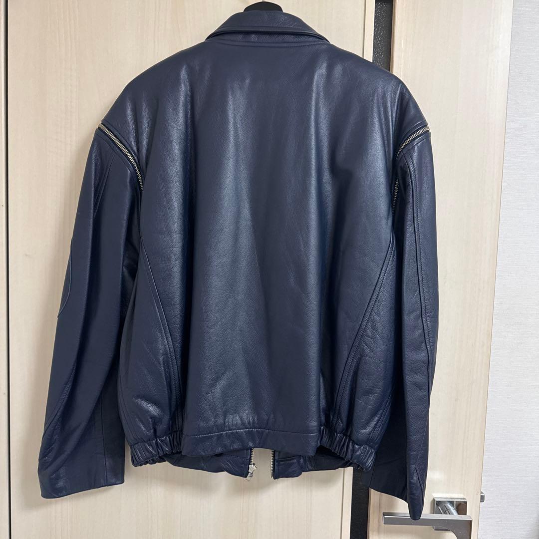 牛革　カウハイドレザー　シングルライダース