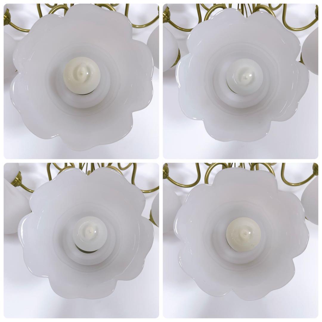 【美品】コイズミ AAN485995 アンティーク 8灯シャンデリア 照明器具