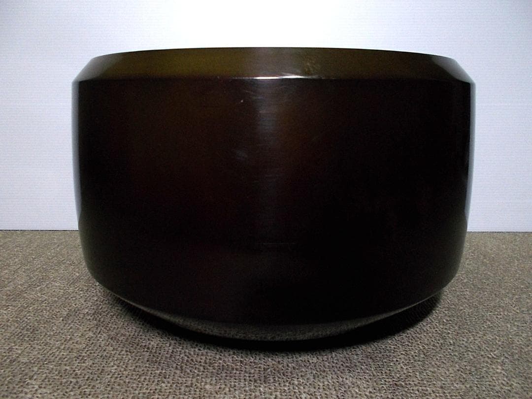 茶道具 風炉釜セット 茶釜 釜環 未使用五徳 重厚唐銅面取風炉 送料込み