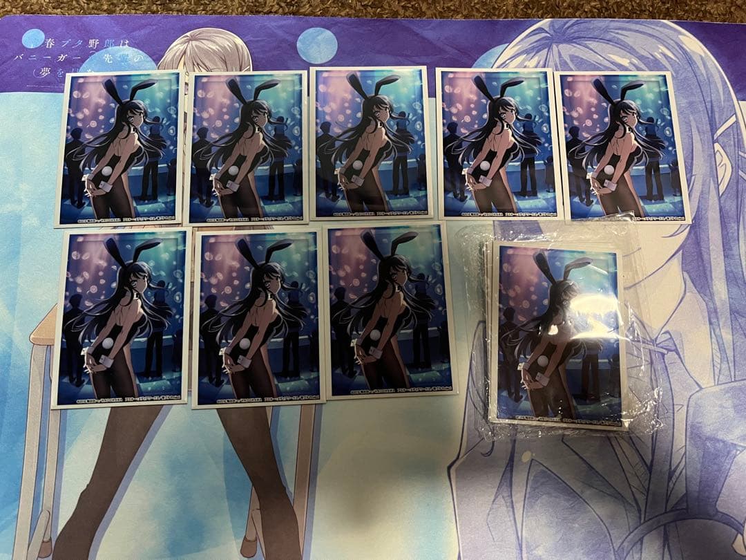 青春ブタ野郎 スリーブ デッキケース プレイマット ストレージボックス サプライ