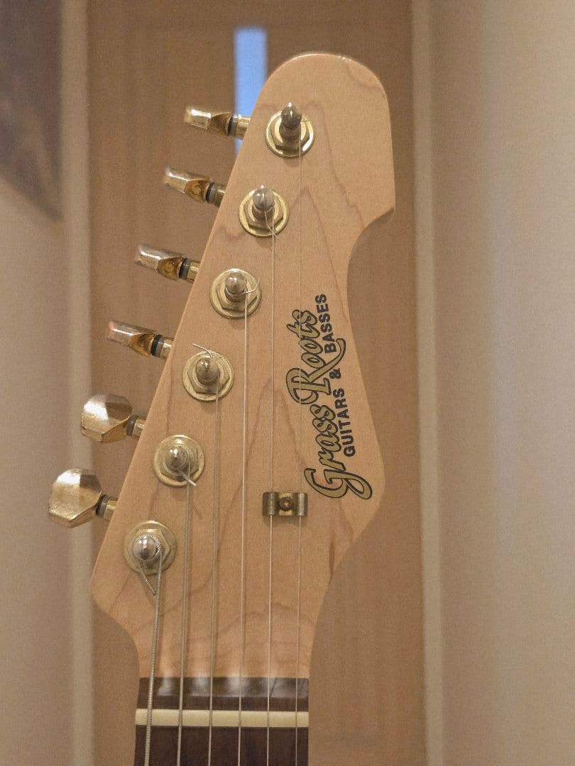 ホワイト エレキギター ハムバッカー