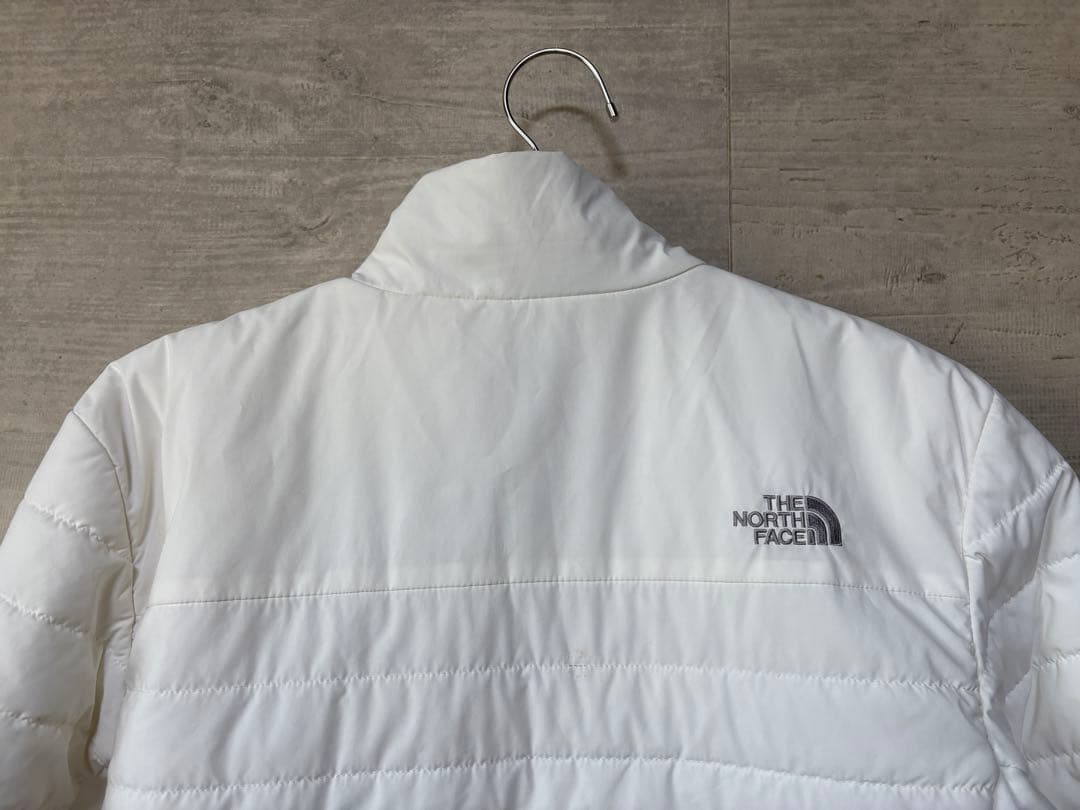 ノースフェイス 中綿 ジャケット Lサイズ ホワイト 軽量 ユニセック スポーツ