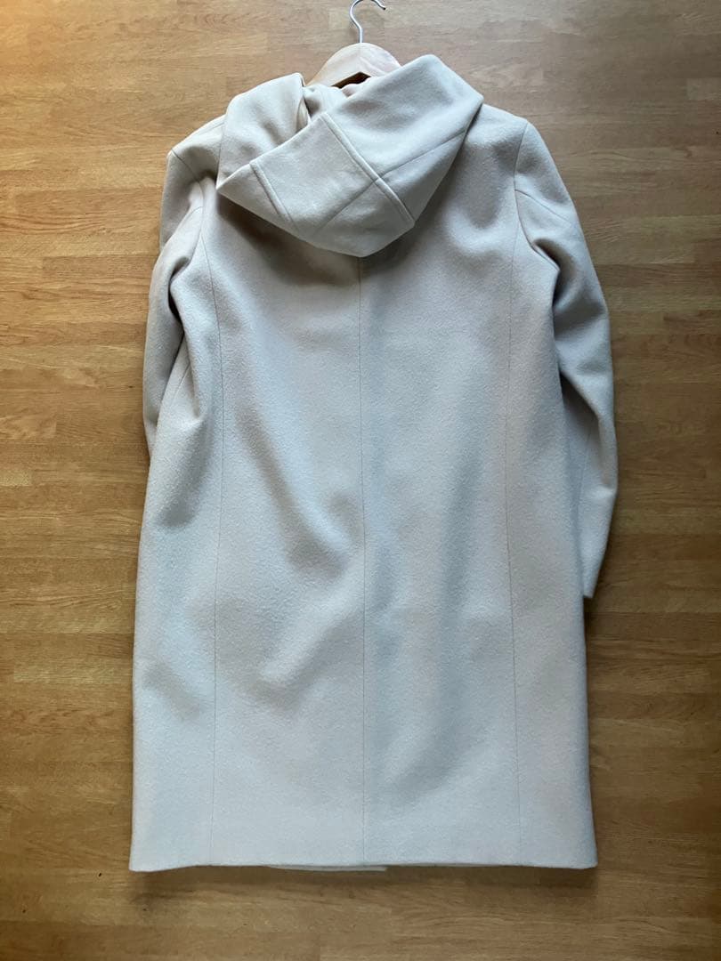 BEIGE ベイジ フード付きコート　白 アイボリー　日本製