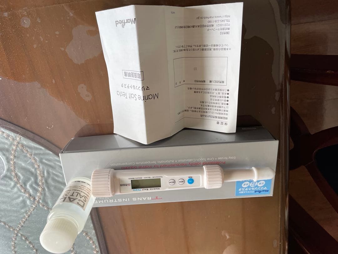 マーフィード　マリンソルトテスター　塩分濃度計