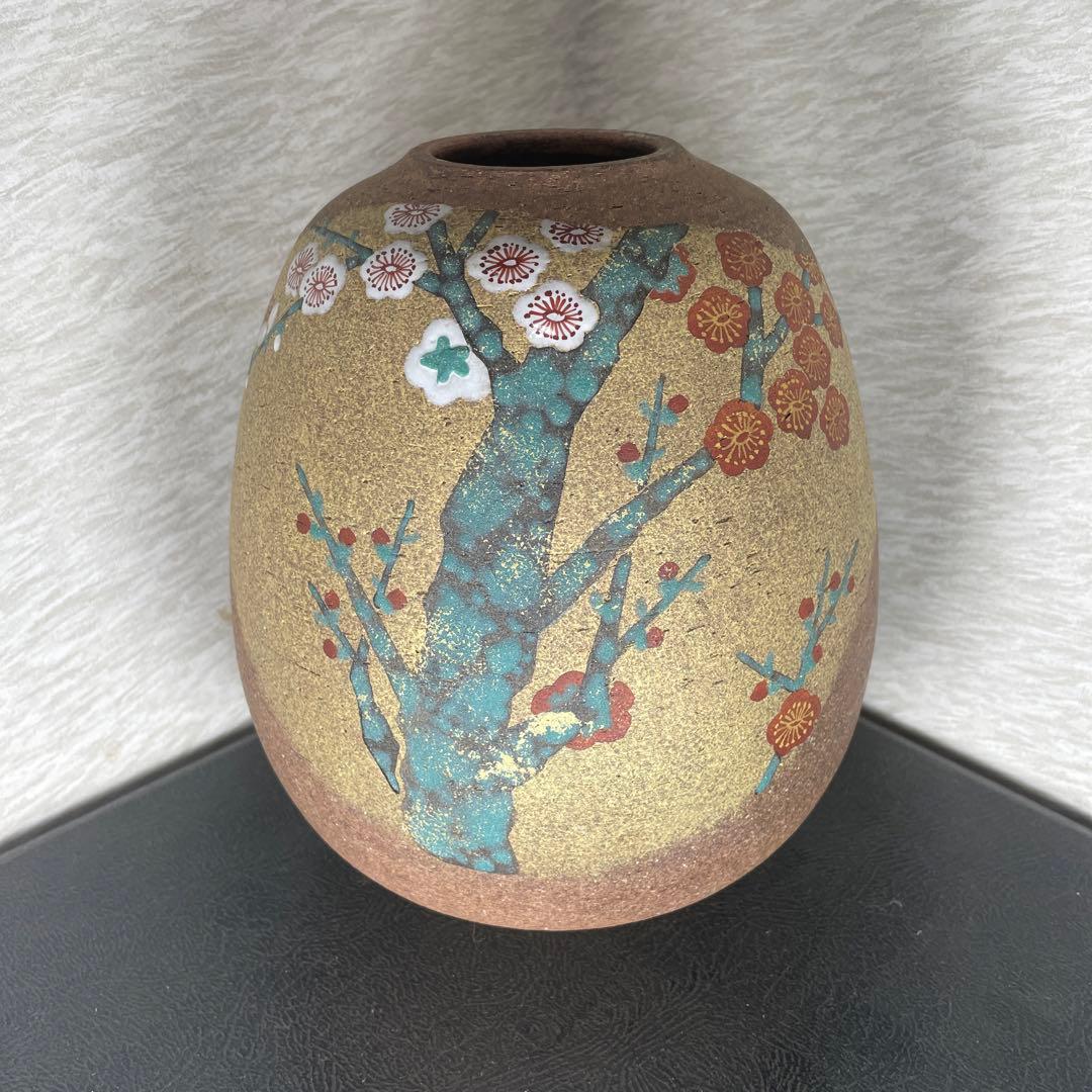 九谷焼 弘 花瓶